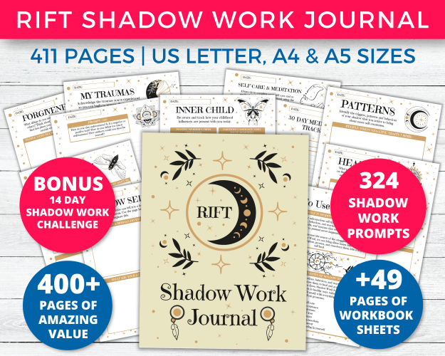 RIFT Shadow Work Printable Journal Kit Preview
