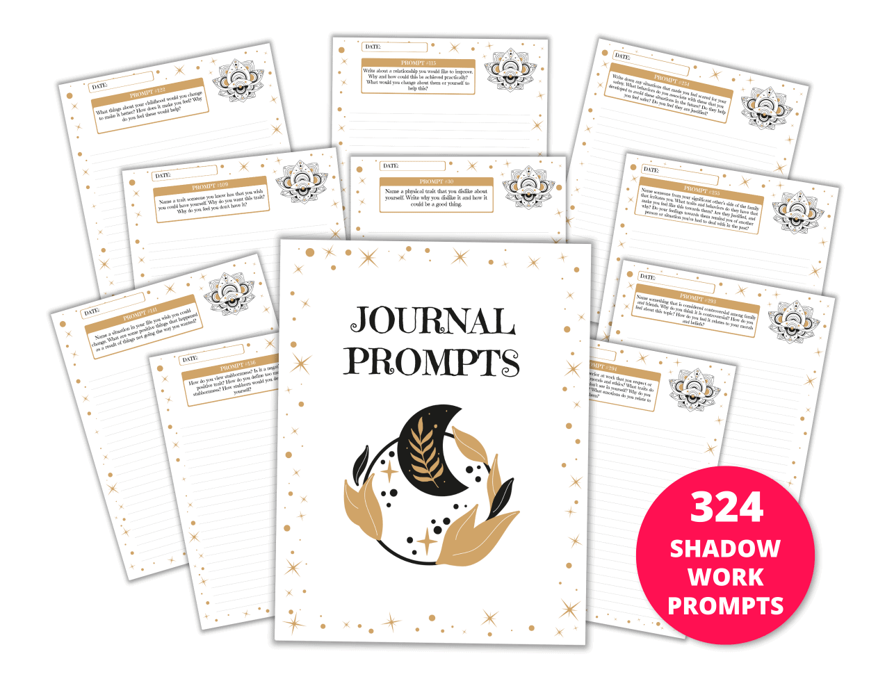 RIFT Shadow Work Printable Journal Kit Preview