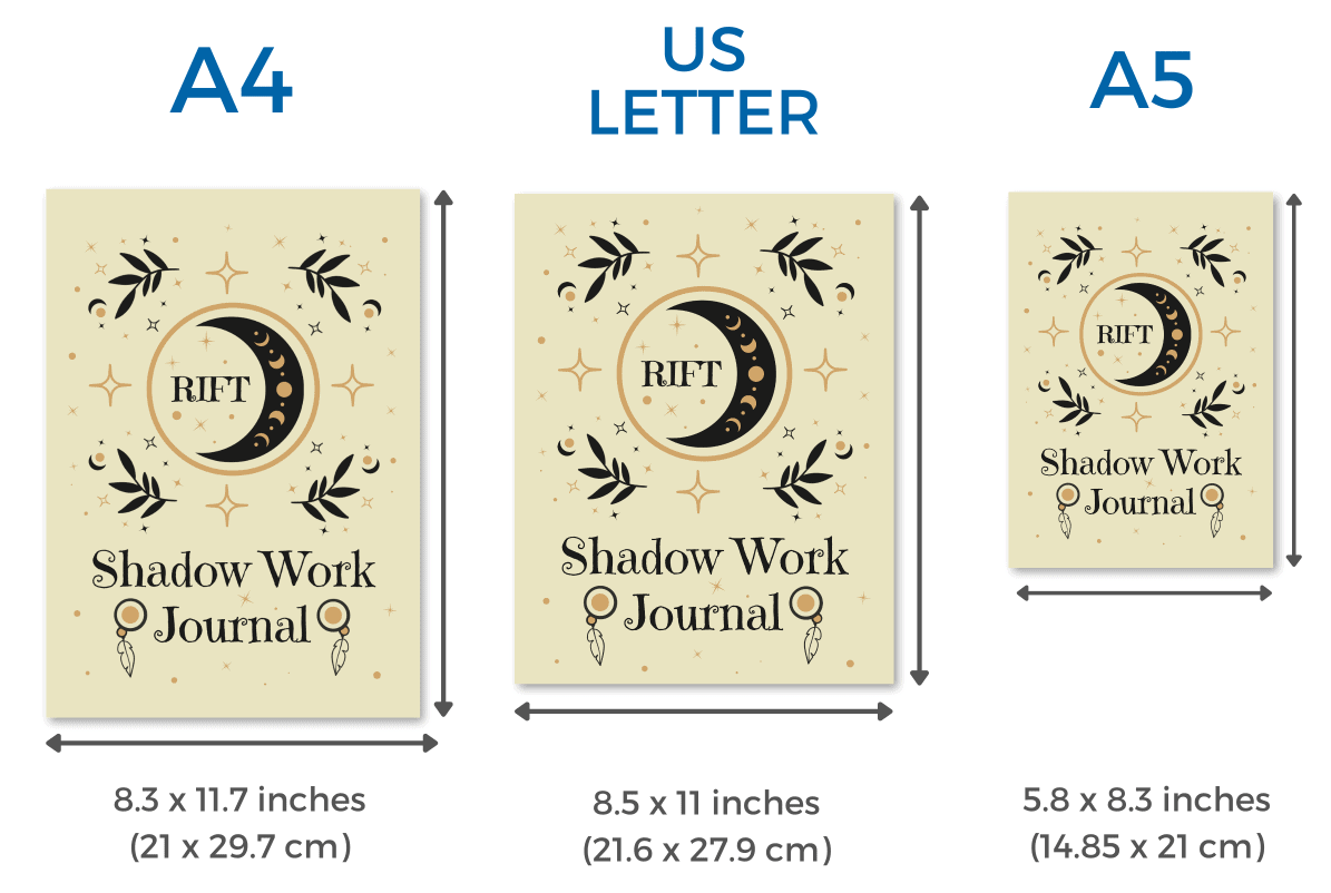 RIFT Shadow Work Printable Journal Kit Preview