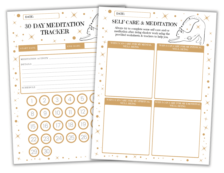 RIFT Shadow Work Printable Journal Kit Preview