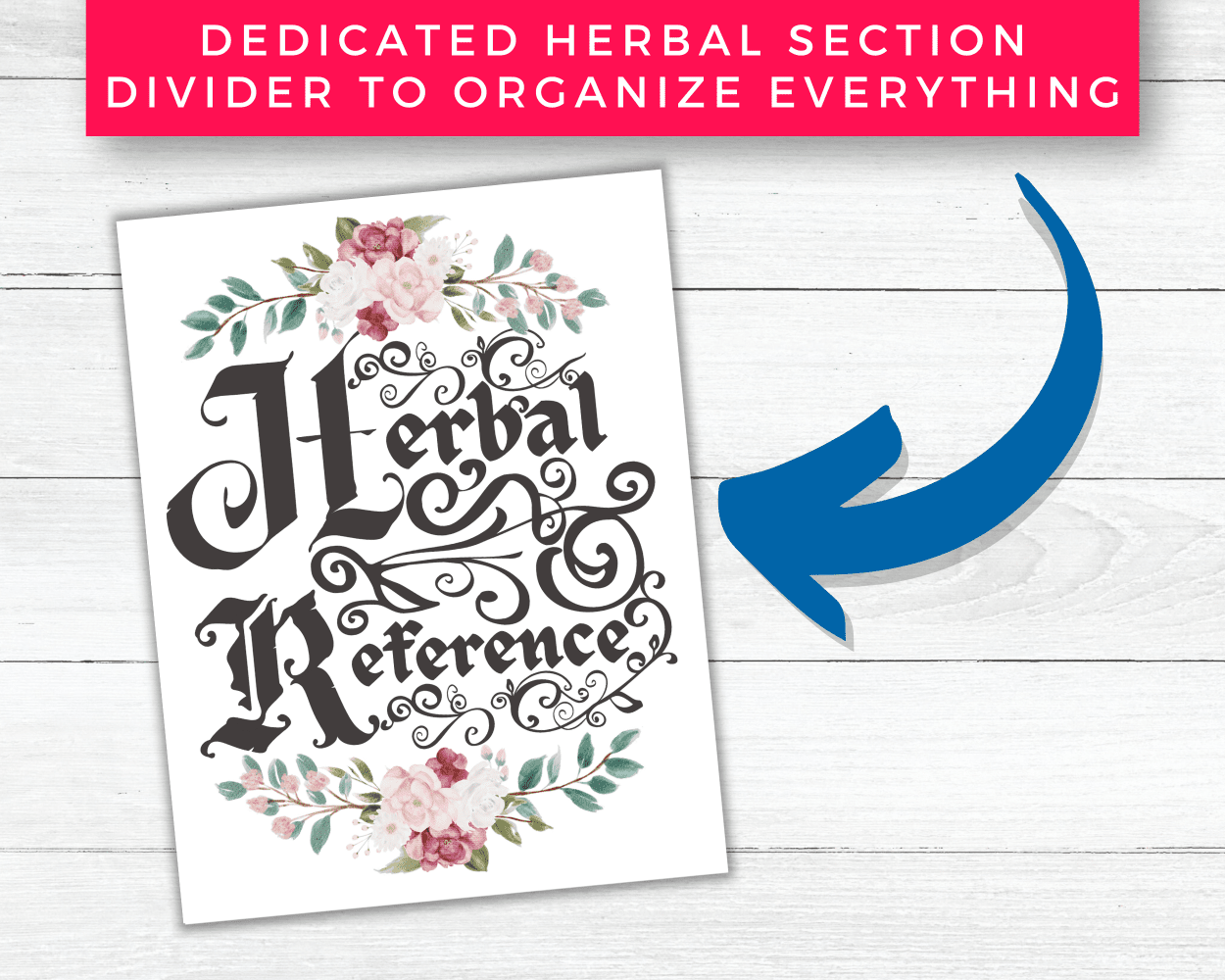 Witch Herbal Grimoire Pages preview