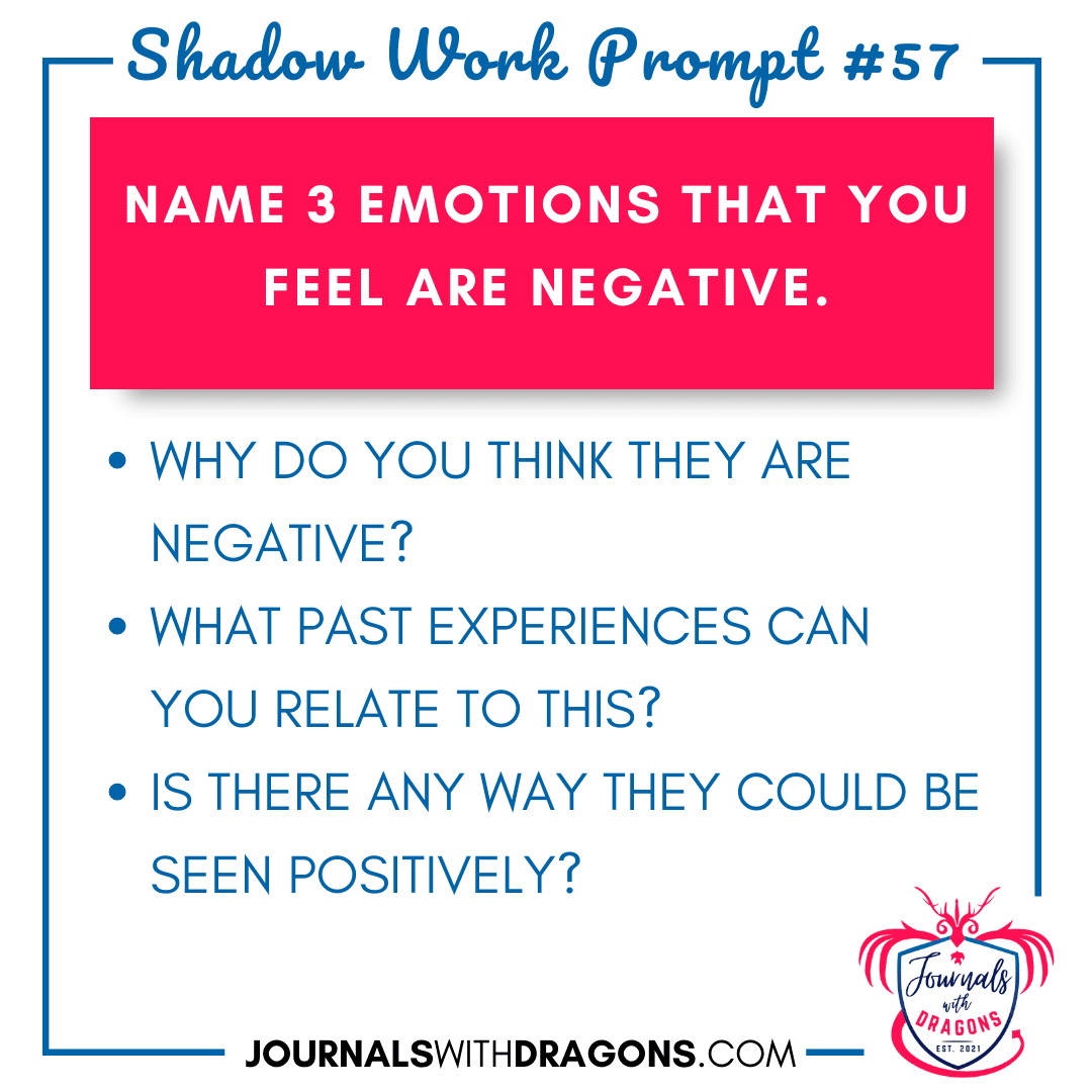 Shadow work journal prompts #57 sample