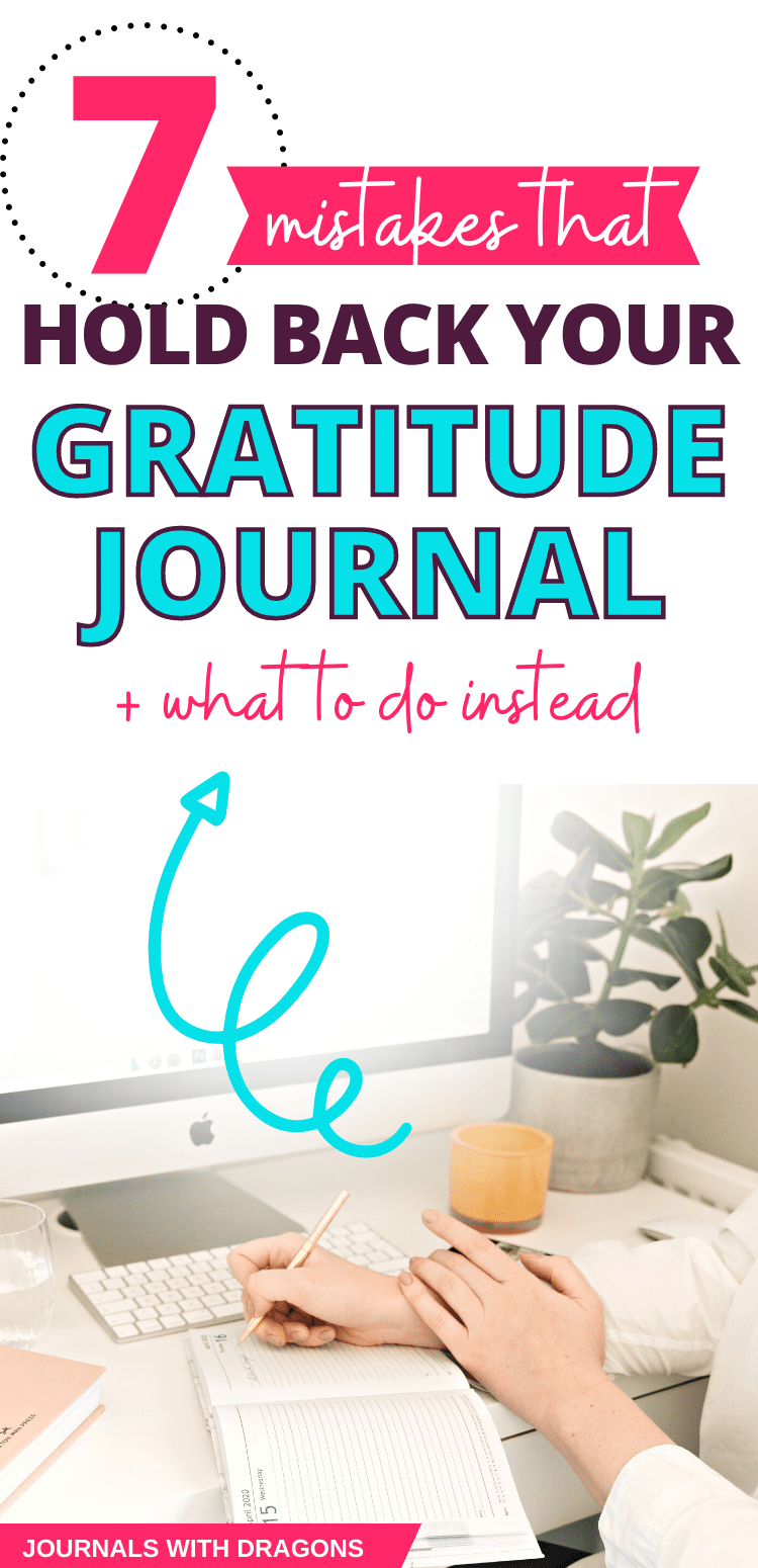 Gratitude mistakes to check if your gratitude journal is not working