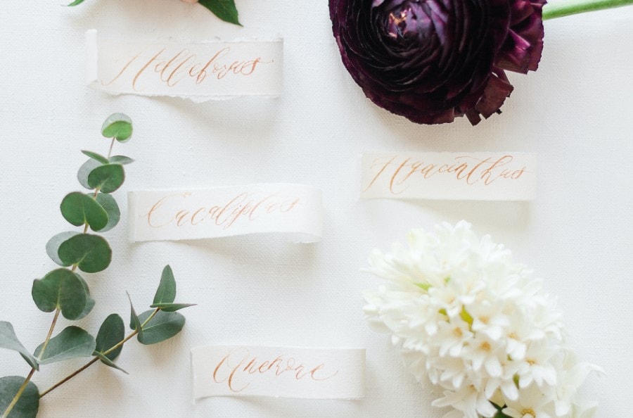 How to make an affirmation jar with cards using pretty calligraphy