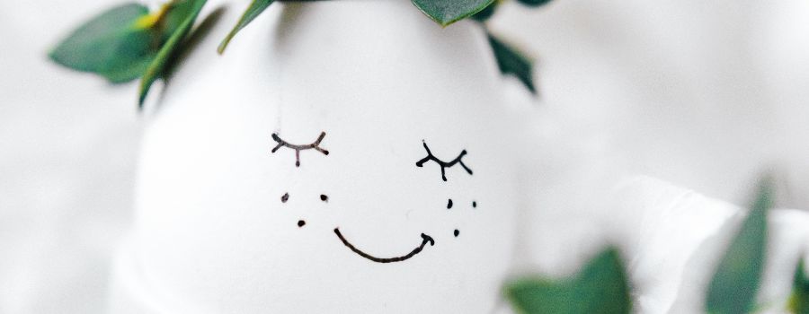 Benefits Of Gratitude Journaling Example Of Reduced Stress Represented By Egg With Relaxed Face Drawn On It