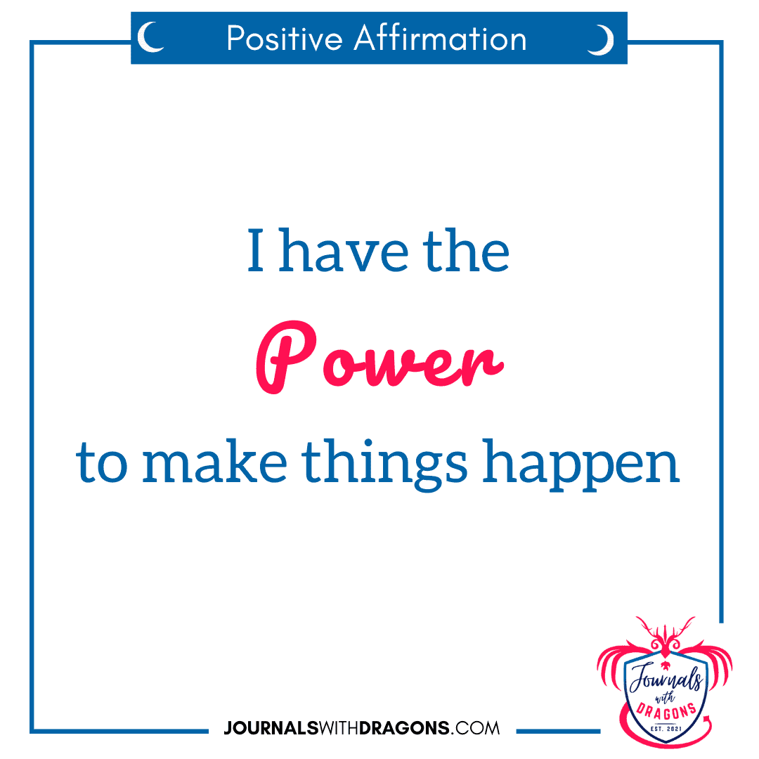 Getting Things Done Affirmations Example 1 For Inner Strength