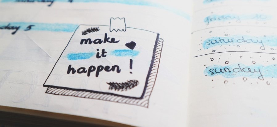 Getting Things Done Affirmations Journal Note To Make Things Happen