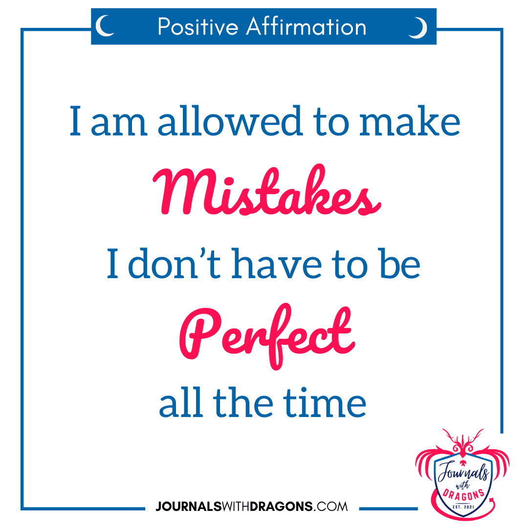 Self Affirmations For Self Esteem Example For I Am Allowed To Make Mistakes