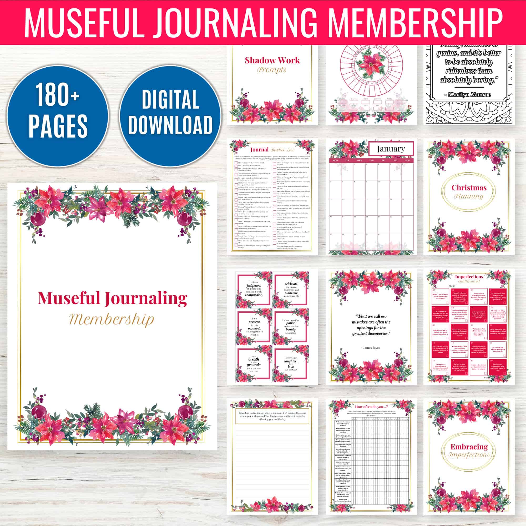 Museful Journaling Membership For Journaling Inspiration And Printables (mjm Preview 1)